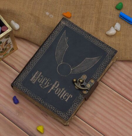 Genuine Leather Diary | Vintage Handmade Leather Journal | Premium Antique LOCK Closure | 200 Handmade Deckle Edge Antique Pages -23