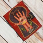 Genuine Leather Diary | Vintage Handmade Leather Journal | Premium Antique LOCK Closure | 200 Handmade Deckle Edge Antique Pages -13