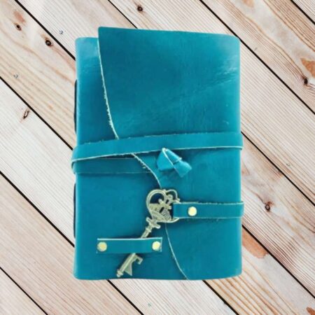 Genuine Leather Diary | Vintage Handmade Leather Journal | Premium Antique String Closure | 200 Handmade Deckle Edge Antique Pages -1